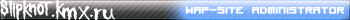 Userbar 4 admins at slipknot.kmx.ru