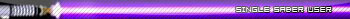 single purple lightsaber