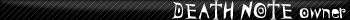 Death Note owner