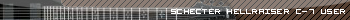 Schecter Hellraiser C-7 User