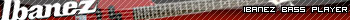 Ibanez Bass Player (Red)